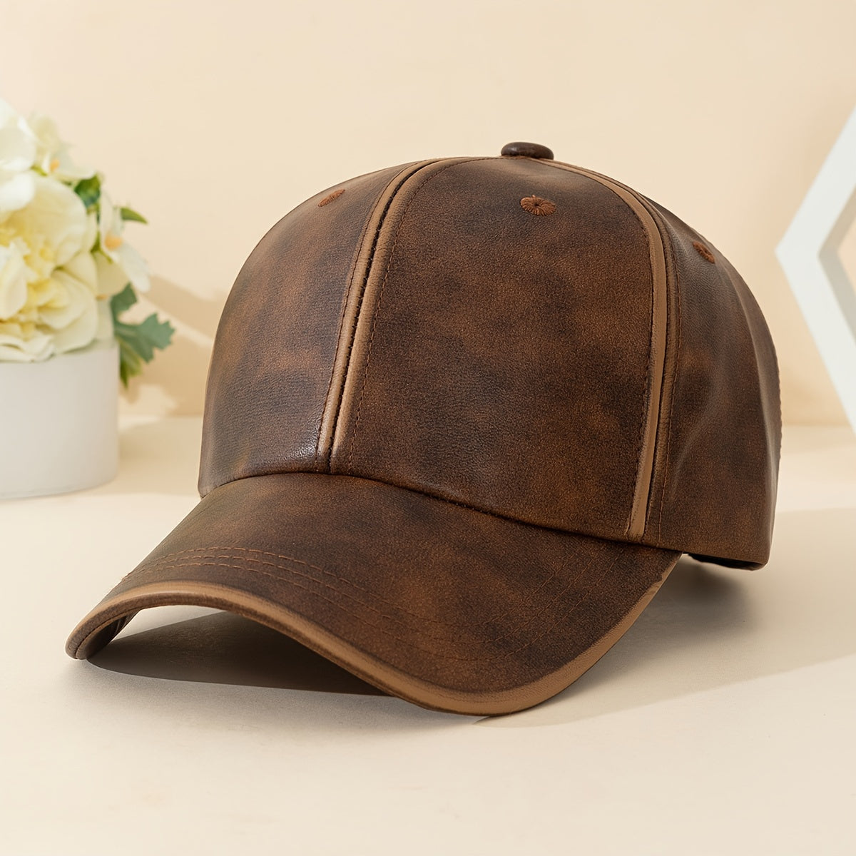 BARAVADO LEATHER HAT – Stylish men's fashion piece