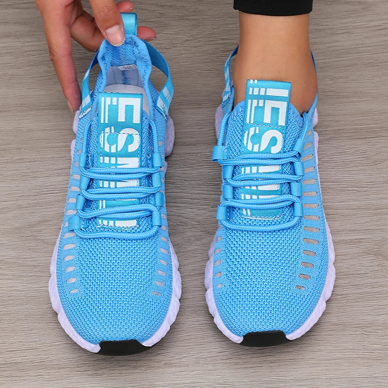 AuraStride Mesh Slip-On Sneakers