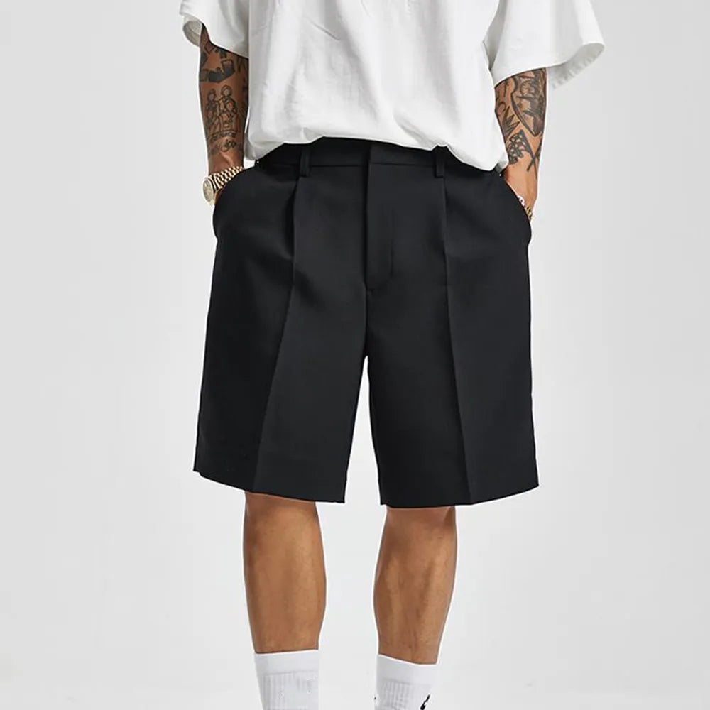 Modern Fit Cotton Shorts – Urban Comfort with a Clean Look – Stylish men's fashion piece